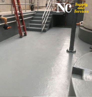 เคลือบพื้นป้องกันการรั่วซึมสารเคมี Secondary Containment Coating